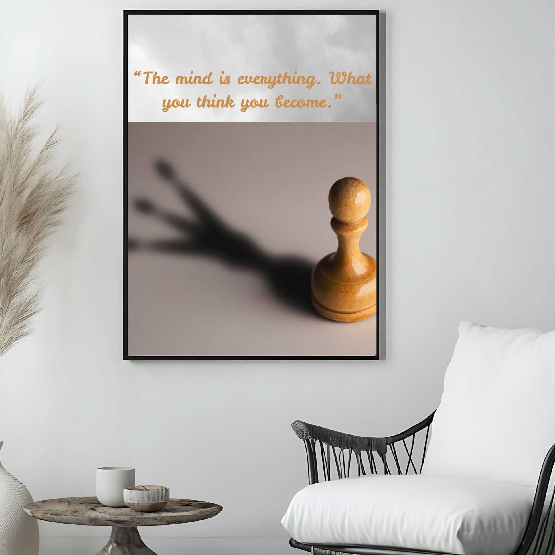 Pawn shadowing royalty poster