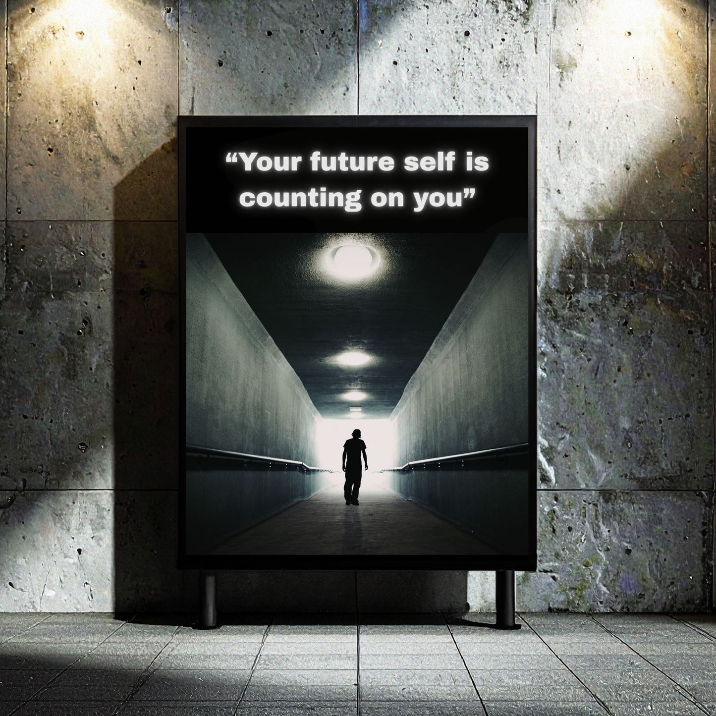 “Your Future Self Is Counting on You – Digital Motivational Poster” - £3.99