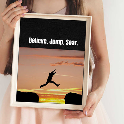 Believe jump soar