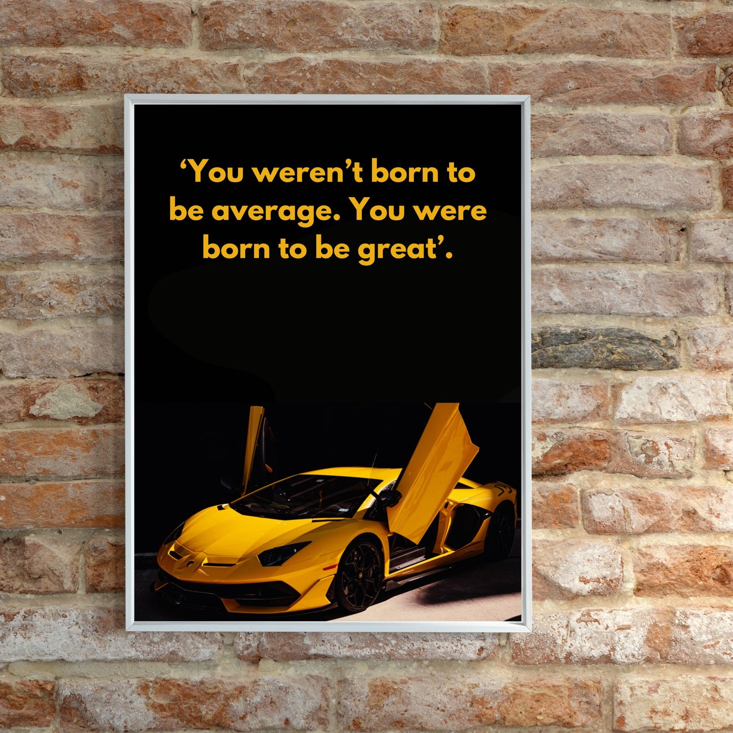 Inspirational Motivational Poster | You Were Made to Be Great | Digital Wall Art