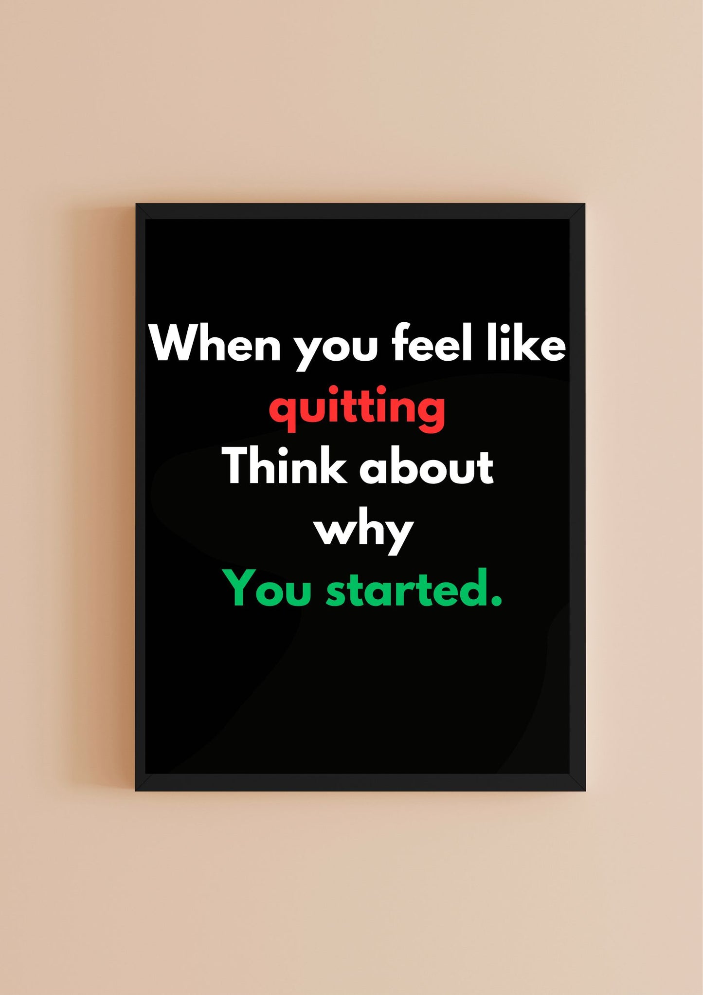 Motivational Gym Poster - Stay Inspired with Powerful Art for Fitness